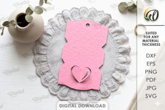 3D Paper Tags Bundle. Gift tag Template Paper Cut SVG Product Image 6