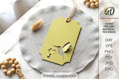 3D Paper Tags Bundle. Gift tag Template Paper Cut SVG Product Image 10