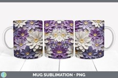 Gorgeous3D Violets Mug Wrap design.