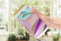 3d Pastel Wavy Liquid Glass Can Wraps Product Image 2