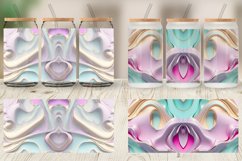 3d Pastel Wavy Liquid Glass Can Wraps Product Image 3