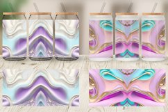 3d Pastel Wavy Liquid Glass Can Wraps Product Image 5