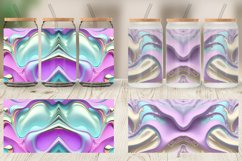3d Pastel Wavy Liquid Glass Can Wraps Product Image 6