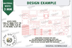 3D Patrick&#039;s Day Train Laser Cut Design. Home Decor SVG Product Image 4