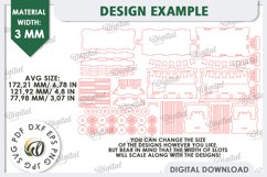 3D Patrick&#039;s Day Train Laser Cut Design. Home Decor SVG Product Image 7
