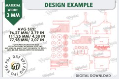 3D Patrick&#039;s Day Train Laser Cut Design. Home Decor SVG Product Image 9