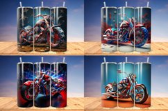 3D Patriotic Motorcycle Tumbler Bundle, 20/30oz Tumbler Product Image 4
