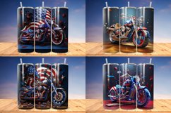 3D Patriotic Motorcycle Tumbler Bundle, 20/30oz Tumbler Product Image 3