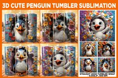 Art &amp; Collectibles,Prints,Digital Prints,Digital,3d tumbler design,skinny tumbler wrap,tumbler wrap,tumbler design,sublimation design,3d tumbler wrap,colorful,colorful tumbler,digital download,3d penguin tumbler,3d penguin wraps,3d penguin