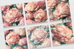 3D Peony Flowers | Digital Paper Product Image 2