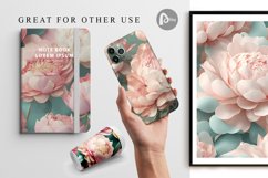 3D Peony Flowers | Digital Paper Product Image 3