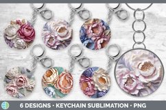 Bundle of six 3D Keychain designs.