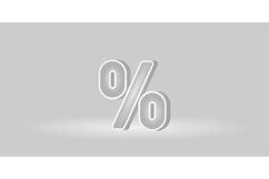 3d percentage design background Product Image 1