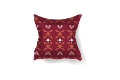 3d pillow vintage traditional batik pattern graphic Product Image 1