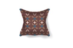 3d pillow vintage traditional batik pattern vector Product Image 2