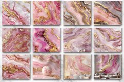 3D Pink and Gold Marble Tumbler wrap Bundle Product Image 3