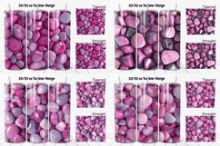 3D Pink Color Stones Tumbler Bundle Product Image 7