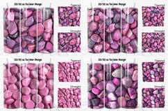 3D Pink Color Stones Tumbler Bundle Product Image 3