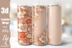 ,3d Tumbler Wrap ,Png for Sublimation ,Flowers Tumbler Wrap ,3d Tumbler Design ,20oz Tumbler Wrap ,Tumbler Designs ,Tumbler Wrap PNG ,Digital Download ,3d Pink Flowers ,Sublimation Design ,Tumbler Wraps ,3d Flowers Pearls ,Tumbler Straight PNG