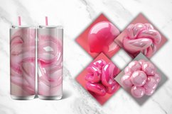3D Pink Inflated Tumbler wrap Bundle Product Image 2