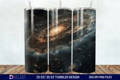 3D Planet Galaxy Tumbler Wrap Product Image 1