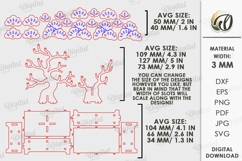 3D Plant Decor Laser Cut. Stand decor SVG Product Image 3