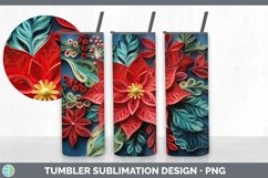 GorgeousWatercolor Christmas Tumbler design.