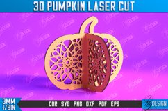3D Pumpkins Laser Cut Bundle | Halloween Pumpkins Laser Cut Product Image 2