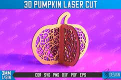 3D Pumpkins Laser Cut Bundle | Halloween Pumpkins Laser Cut Product Image 3
