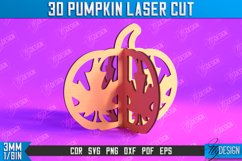 3D Pumpkins Laser Cut Bundle | Halloween Pumpkins Laser Cut Product Image 4