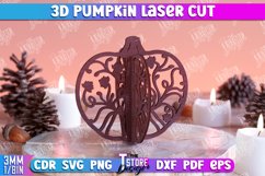 3D Pumpkins Laser Cut Bundle | Halloween Pumpkins SVG Design Product Image 5