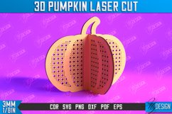 3D Pumpkins Laser Cut Bundle | Halloween Pumpkins Laser Cut Product Image 5