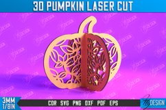 3D Pumpkins Laser Cut Bundle | Halloween Pumpkins Laser Cut Product Image 6