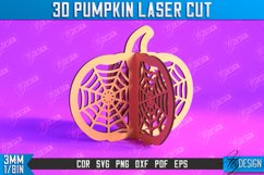 3D Pumpkins Laser Cut Bundle | Halloween Pumpkins Laser Cut Product Image 7