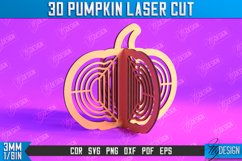 3D Pumpkins Laser Cut Bundle | Halloween Pumpkins Laser Cut Product Image 8