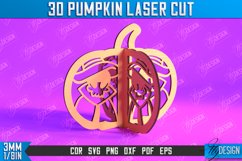 3D Pumpkins Laser Cut Bundle | Halloween Pumpkins Laser Cut Product Image 9