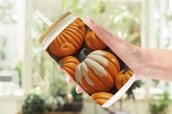 3D Pumpkin Glass Can Wraps Product Image 2