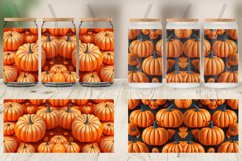 3D Pumpkin Glass Can Wraps Product Image 3