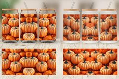 3D Pumpkin Glass Can Wraps Product Image 4