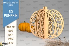 3D Pumpkins Laser Cut Bundle. Halloween Pumpkins SVG Design Product Image 7