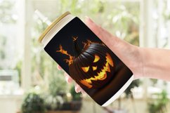 3D Pumpkin Burn Glass Can Wraps Product Image 2