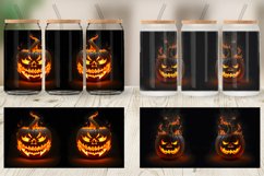 3D Pumpkin Burn Glass Can Wraps Product Image 6