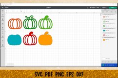 Pumpkin Confetti Shaker SVG | 3D Pumpkin Paper Cut Design Product Image 4