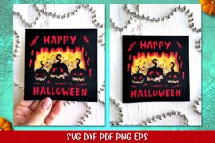 Halloween Pumpkin Confetti Shaker Card |Halloween Paper Cut Product Image 16