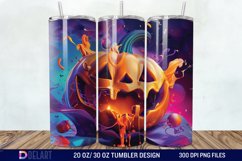3D Pumpkin Halloween Tumbler Wrap Product Image 1