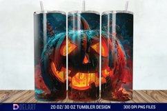 3D Pumpkin Halloween Tumbler Wrap Product Image 1