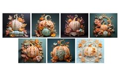 3D Pumpkins Tumbler Sublimation Product Image 4