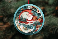 3D Quilling Christmas Ornaments Sublimation Bundle PNG Product Image 4