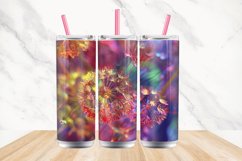 3D Rainbow Dandelions Flower Tumbler Wrap Bundle Product Image 4