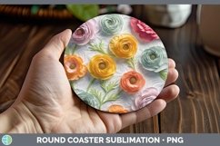 Gorgeous3D Round Coaster design.